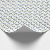 Garden Pots (on White) Wrapping Paper Cadeaupapier (Hoek)