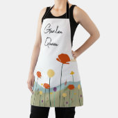 Garden Queen Schort Floral Custom Gardener Gift (Insitu)