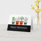 Garden Quote nooit aan oude Humor Kaart (Gele Bloem)