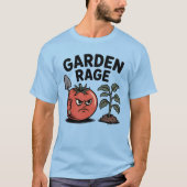 Garden Rage – Angry Tomato Gardening Design T-shirt (Voorkant)