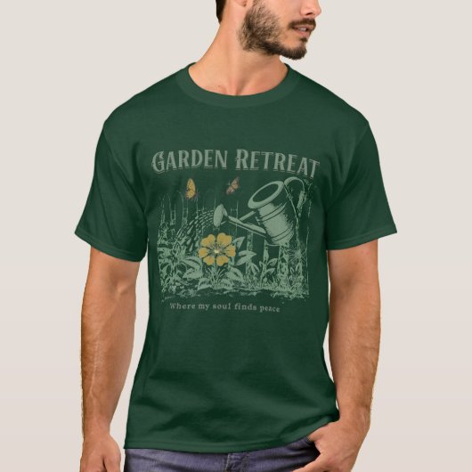 Garden Retreat - Waar mijn ziel rust vindt T-shirt (Voorkant)