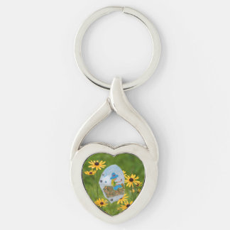 Garden Rock Painting Sleutelhanger
