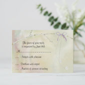 Garden Romance RSVP-reactiekaart RSVP Kaartje (Staand voorkant)