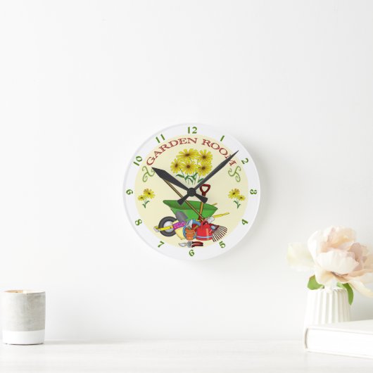 Garden Room Clock Ronde Klok (Huis)