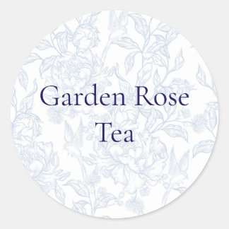Garden Roos Tea label