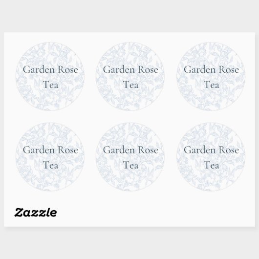 Garden Roos Tea Label (Vel)