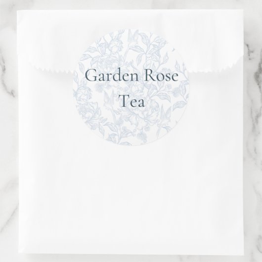 Garden Roos Tea Label (Tas)