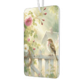 Garden Rose Bird Watercolor Scene Luchtverfrisser (Links)