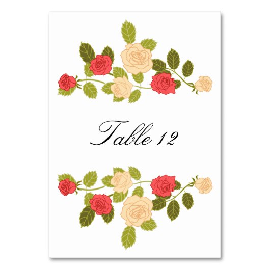 Garden Roses Kaart (Voorkant)