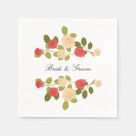 Garden Roses Servet (Voorkant)