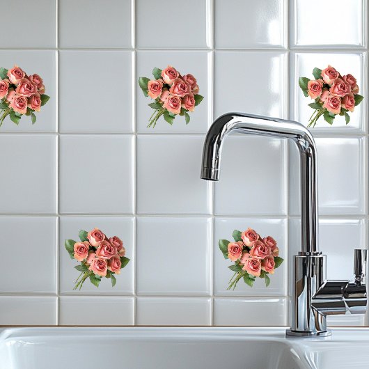 Garden Roses Tegeltje