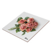 Garden Roses Tegeltje (Zijkant)