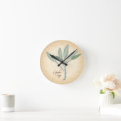 Garden Sage Herb Clock Ronde Klok (Huis)