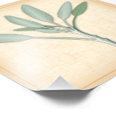 Garden Sage Herb Foto Afdruk (Hoek)