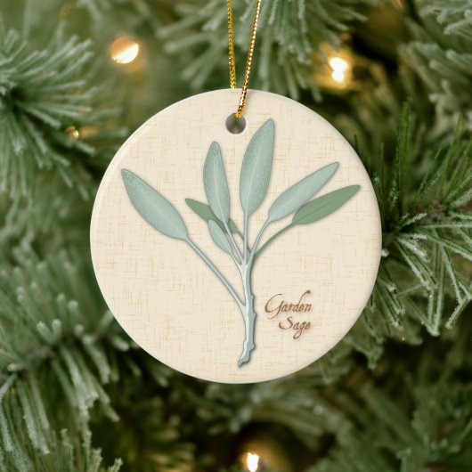 Garden Sage Herb Ornament (Boom)