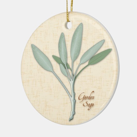 Garden Sage Herb Ornament (Links)