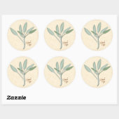 Garden Sage Herb Stickers (Vel)