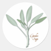 Garden Sage Herb Stickers (Voorkant)