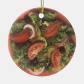 Garden Salad Keramisch Ornament (Voorkant)