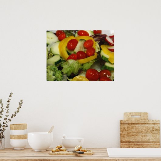 Garden Salad, vers Poster (Keuken)