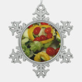 Garden Salad, vers Tin Sneeuwvlok Ornament (Voorkant)
