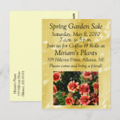 Garden Sale Briefkaart (Voorkant / Achterkant)