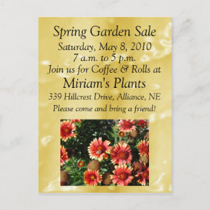 Garden Sale Briefkaart
