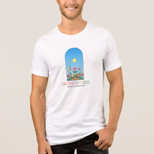 Garden Sanctuary - Een vredige retraite Tri-Blend Shirt