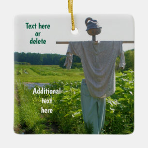 Garden Scarecrow Natuur op maat Keramisch Ornament
