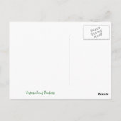 Garden Seed Packet Post Card Briefkaart (Achterkant)