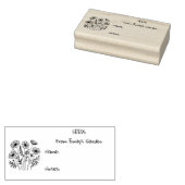 Garden Seed Packet Rubber Stamp Rubberstempel (Gestempeld)