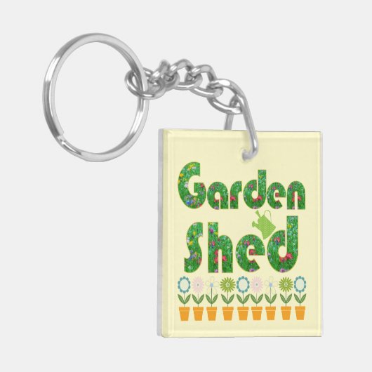 Garden Shed Sleutelhanger (Voorkant Links)