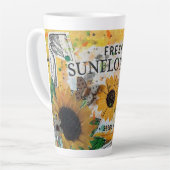 Garden Shop Sunflower Latte Mok (Linkerhoek)
