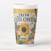 Garden Shop Sunflower Latte Mok (Voorkant)