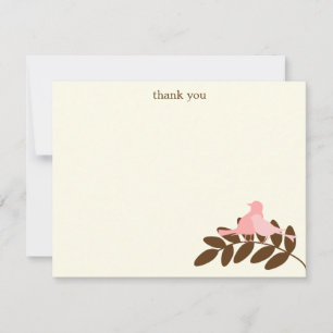 Garden Silhouettes Flat Dank je wel Notitiekaartje