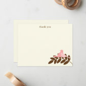 Garden Silhouettes Flat Dank je wel Notitiekaartje (Voorkant / Achterkant in situ)