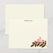 Garden Silhouettes Flat Dank je wel Notitiekaartje (Voorkant / Achterkant)