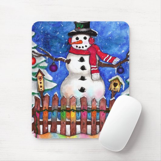 Garden Snowman Muismat (Met muis)
