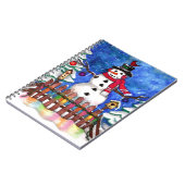 Garden Snowman Notitieboek (Linkerzijde)