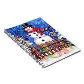 Garden Snowman Notitieboek (Rechterzijde)