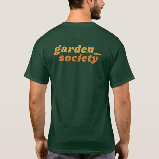 Garden Society- Grunge logo T-shirt (Achterkant)