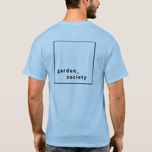 Garden Society- Minimalist  T-shirt (Achterkant)