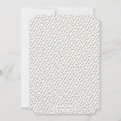 Garden Soiree Birthday Invitation - Mustard Kaart (Achterkant)