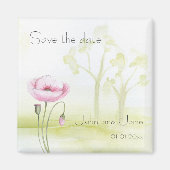 Garden Sparen de datum Magnet (Voorkant)