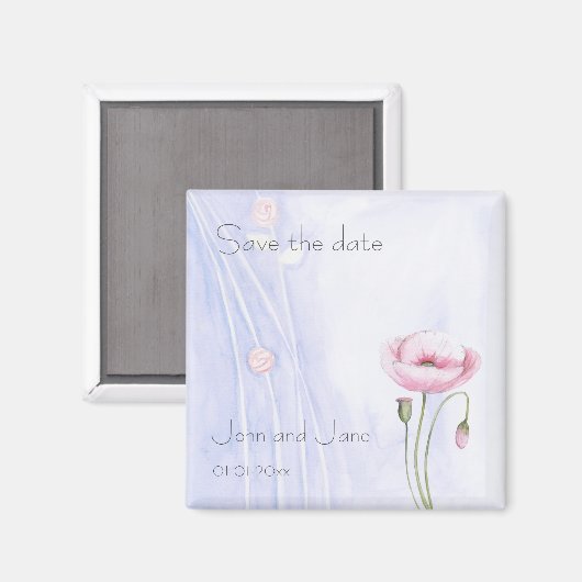 Garden Sparen de datum Magnet (Voorkant / Achterkant)