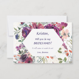Garden Splash ben mijn Bridesmaid Kaart
