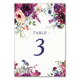 Garden Splash Modern Floral Wedding Kaart