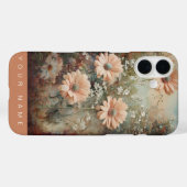 Garden Splendor Peach Case-Mate iPhone Case (Achterkant (horizontaal))