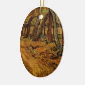 Garden St Paul Hospital Figuur door Vincent van Go Keramisch Ornament (Links)