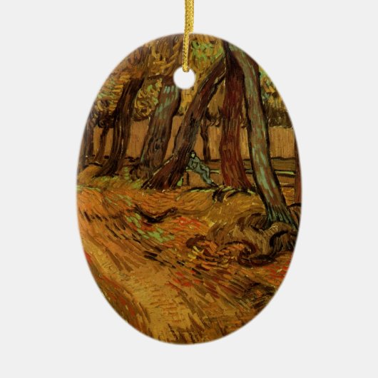 Garden St Paul Hospital Figuur door Vincent van Go Keramisch Ornament (Voorkant)